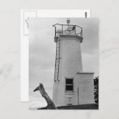 Dofflemyer Point Lighthouse Postkarte (Vorne/Hinten)
