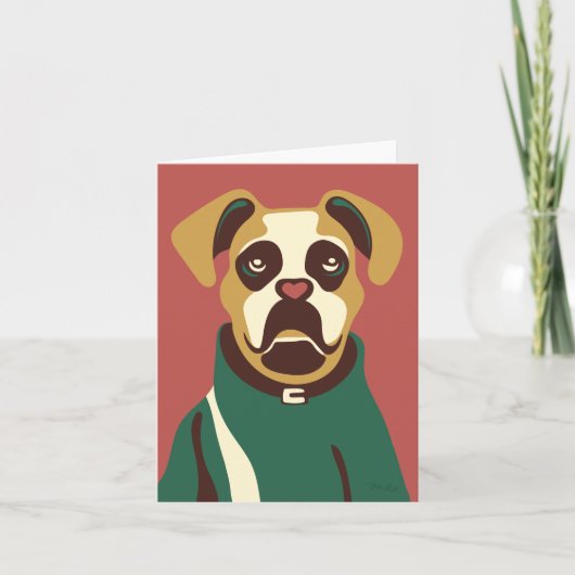 Dog #001 von Phillip Clark ・ PerfectlyHank.com Karte (Vorderseite)