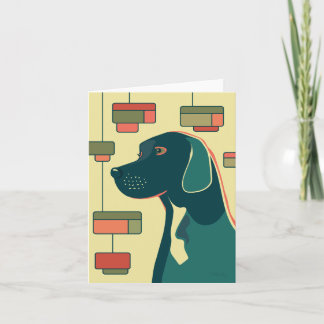 Dog #003 von Phillip Clark ・ PerfectlyHank.com Karte