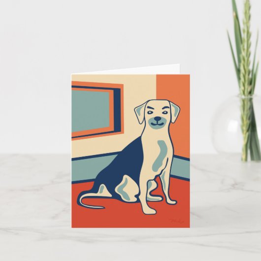 Dog #004 von Phillip Clark ・ PerfectlyHank.com Karte (Vorderseite)