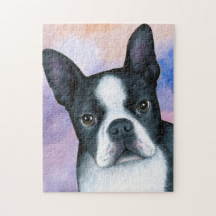 dog 128 color Boston Terrier Puzzle