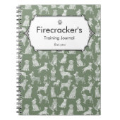 Dog Adaption - Personalisiertes Welpentraining Notizblock (Vorderseite)