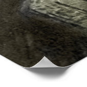 Dog Adoring Girl Poster (Ecke)