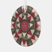 Dog Agility Custom MACH Ribbon Weihnachten Ornament Aus Glas (Vorderseite links)