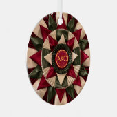 Dog Agility Custom MACH Ribbon Weihnachten Ornament Aus Metall (Vorderseite Rechts)