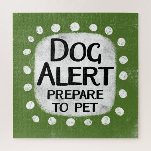 Dog Alert Jigsaw Puzzle (Vertikal)