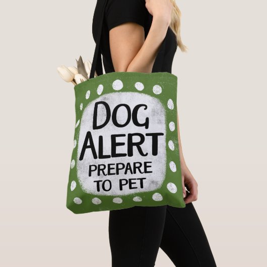 Dog Alert Tote Bag Tasche (Von Nahem)