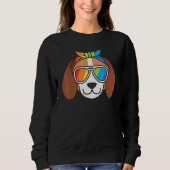 Dog Ally Rainbow LGBTQ Community Pride Gender Sup Sweatshirt (Vorderseite)