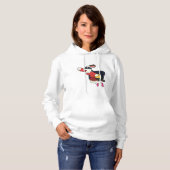 Dog als Generalsekretär Superhero Hoodie (Vorne ganz)