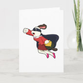 Dog als Generalsekretär Superhero Karte (Vorderseite)