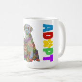 Dog and Cat Pet Adoption Awareness Mug Kaffeetasse (VorderseiteRechts)