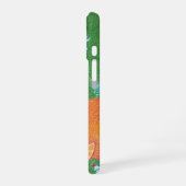 Dog and orange phone case iPhone 16 hülle (Linke Seite)