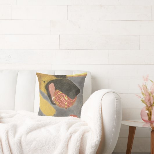 Dog and pomegranate pillow kissen (Liege)