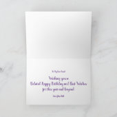 Dog and Snail Pizza Delivery Funny Card Karte (Innenseite)