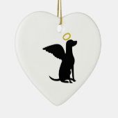 DOG ANGEL DOG KERAMIKORNAMENT (Rechts)
