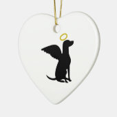 DOG ANGEL DOG KERAMIKORNAMENT (Links)