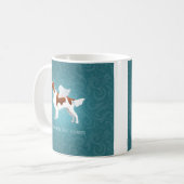 Dog Angel (Hund-Angel) Kaffeetasse (Vorderseite Links)