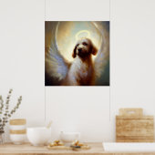 Dog Angel Poster (Küche)