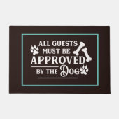 Dog Approval Door Mat Fußmatte (Vorderseite)