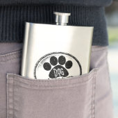 Dog Approved Flask Flachmann (Beispiel)