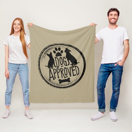 Dog Approved Fleecedecke (Beispiel)
