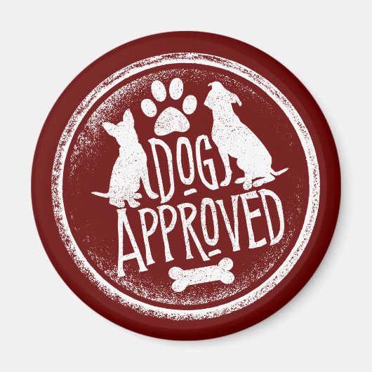 Dog Approved Magnet (Vorne)