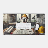 Dog Architect Schreibtischunterlage (Tastatur & Maus)