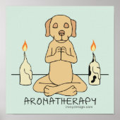 Dog Aromatherapie Medizin Witziger Cartoon Poster (Vorne)