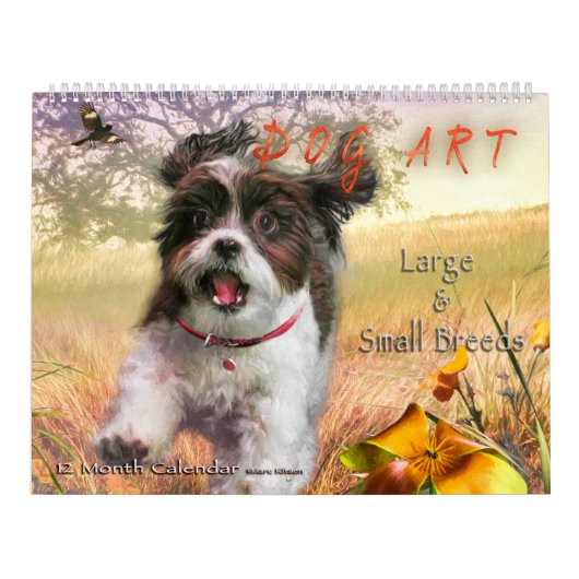 DOG ART #1 Large & Small Breeds Kalender (Titelbild)
