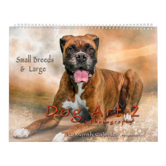 DOG ART #2 Large & Small Breeds Kalender (Titelbild)
