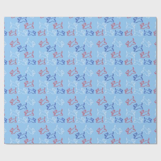 Dog Art Giftwrapping Paper - Customize - Art Geschenkpapier (Flach)