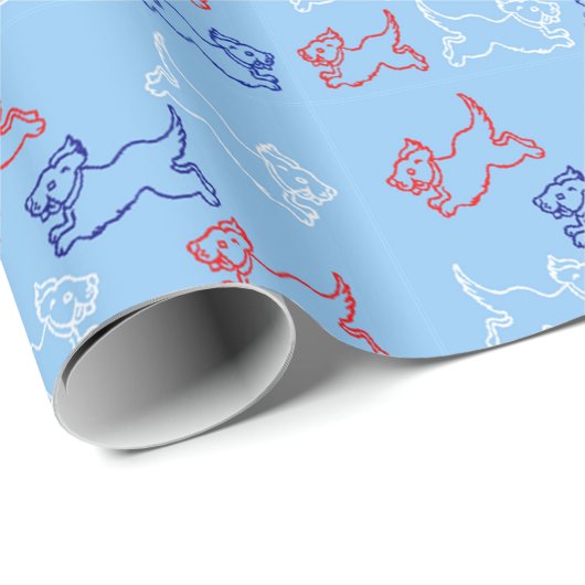 Dog Art Giftwrapping Paper - Customize - Art Geschenkpapier (Rolleneckpunkt)