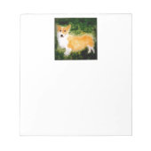 Dog Art Niedlich Corgi Notizblock (Vorderseite)