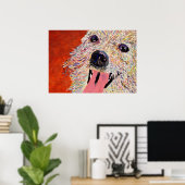 Dog Art Posters - Pop Contemporary Artists - Decke Poster (Heimbüro)