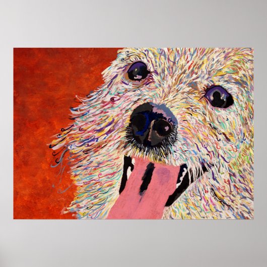Dog Art Posters - Pop Contemporary Artists - Decke Poster (Vorne)