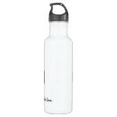 Dog Art Shiba Inu Dog Sport Flasche Trinkflasche (Rückseite)