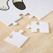 Dog at Football Sports Puzzle (Seite)