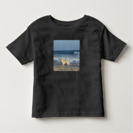 Dog At The Beach Kleinkind T-shirt