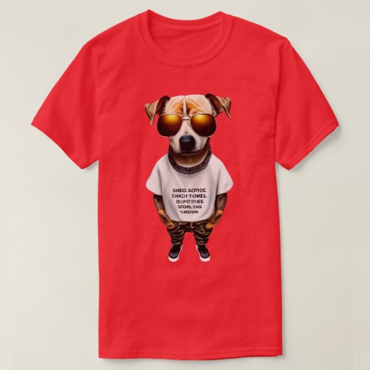 Dog Athleisure T-Shirt (Design vorne)