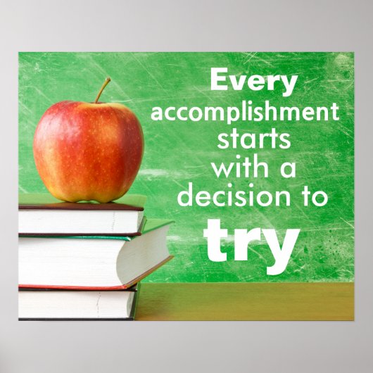 Dog Attitude-Klassenposter Poster (Vorne)