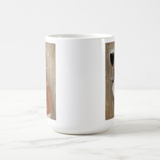 Dog Au Vin Beagle Kaffeetasse (Mittel)