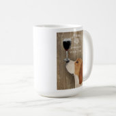 Dog Au Vin Beagle Kaffeetasse (VorderseiteRechts)