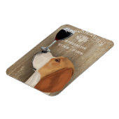 Dog Au Vin Beagle Magnet (Linke Seite)