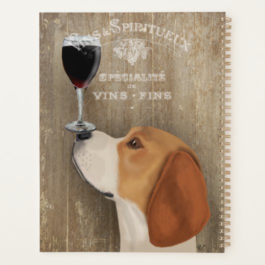 Dog Au Vin Beagle Planer (Rückseite)
