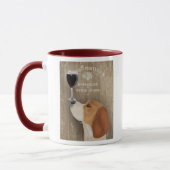 Dog Au Vin Beagle Tasse (Links)