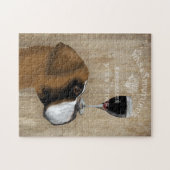 Dog Au Vin Boxer Puzzle (Horizontal)