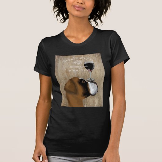 Dog Au Vin Boxer T-Shirt (Vorderseite)