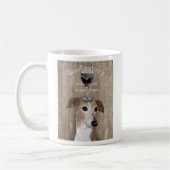 Dog Au Vin Greyhound Kaffeetasse (Links)