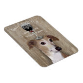 Dog Au Vin Greyhound Magnet (Rechte Seite)