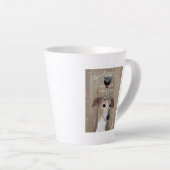 Dog Au Vin Greyhound Milchtasse (Rechte Ecke)